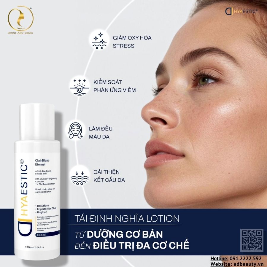 Hyaestic ClairBlanc Éternel hỗ trợ những vấn đề nào?