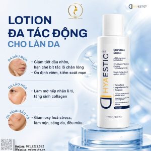 Lotion điều trị sắc tố, bít tắc và lão hóa da Hyaestic ClairBlanc Éternel