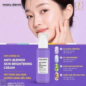 Thành phần cream Maruderm Anti-Blemish Skin Brightening
