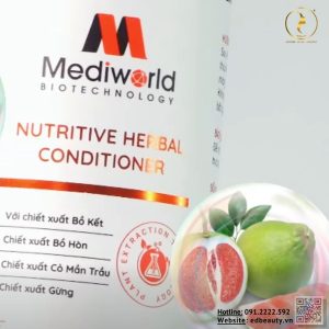 Kem xả tóc suôn mượt Mediworld Nutritive Herbal Conditioner - Ảnh 5