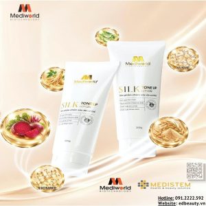 Kem dưỡng body sáng mịn đều màu Mediworld Silk Tone Up Lotion - Ảnh 4