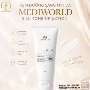 Công dụng của Mediworld Silk Tone Up Lotion