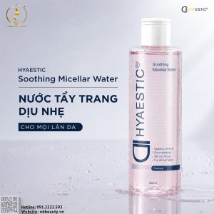 Nước tẩy trang giảm dầu, bít tắc da Hyaestic Soothing Micellar Water