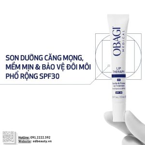 Son dưỡng môi cấp ẩm và chống nắng Obagi Lip Therapy SPF 30