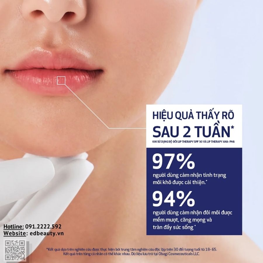 Son dưỡng môi cấp ẩm và chống nắng Obagi Lip Therapy SPF 30 - Ảnh 2