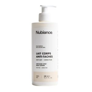 Sữa dưỡng thể mềm mại, sáng đều Nubiance Lait Corps Anti-Taches