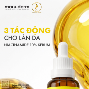 Tinh chất giảm dầu, cải thiện lỗ chân lông Maruderm Niacinamide 10% Serum - Ảnh 3