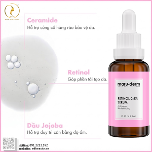 Công dụng của Maruderm Retinol 0.5% Serum
