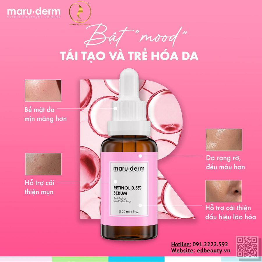 Công dụng của Maruderm Retinol 0.5% Serum