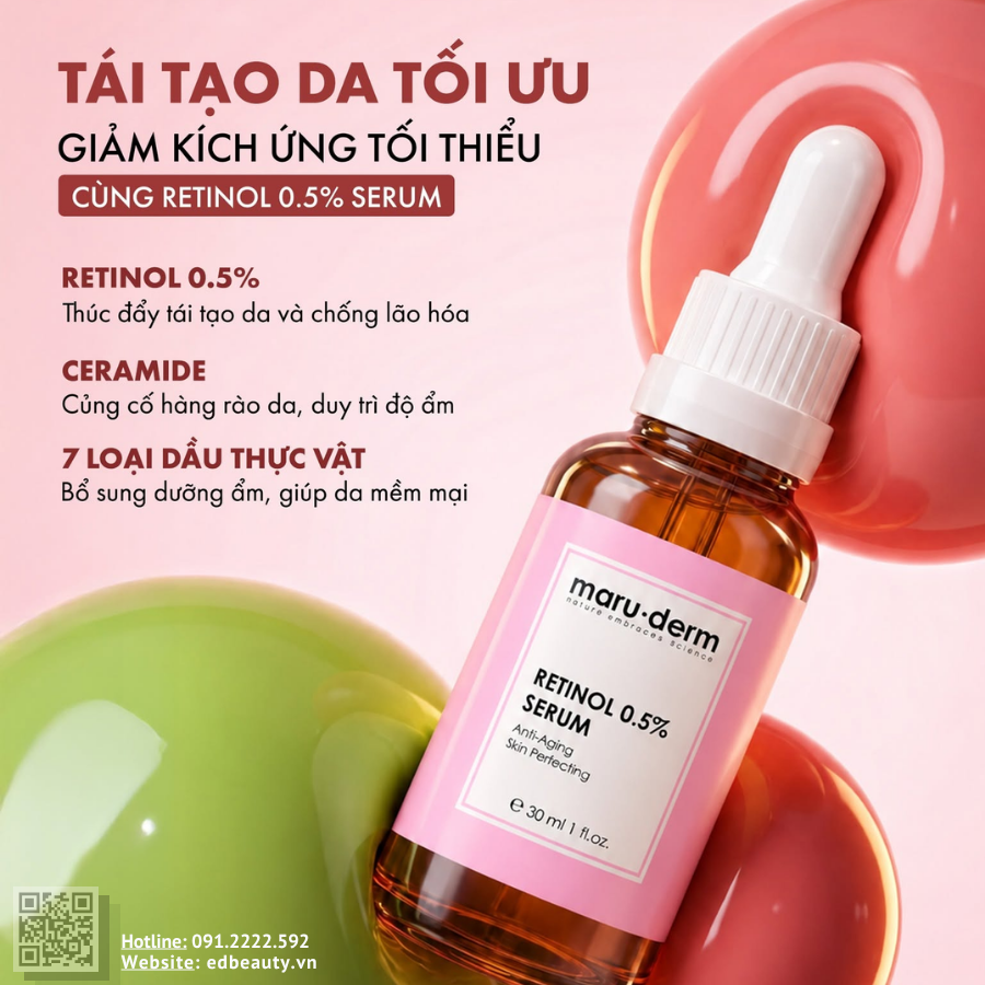 Công dụng của Maruderm Retinol 0.5% Serum