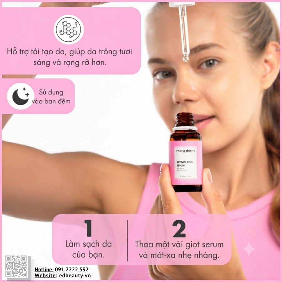 Công dụng của Maruderm Retinol 0.5% Serum