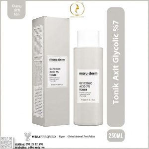 Tonic cải thiện da sần sùi, thô ráp Maruderm Glycolic Acid 7% Toner