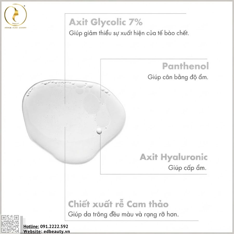 Công dụng của Maruderm Glycolic Acid 7% Toner