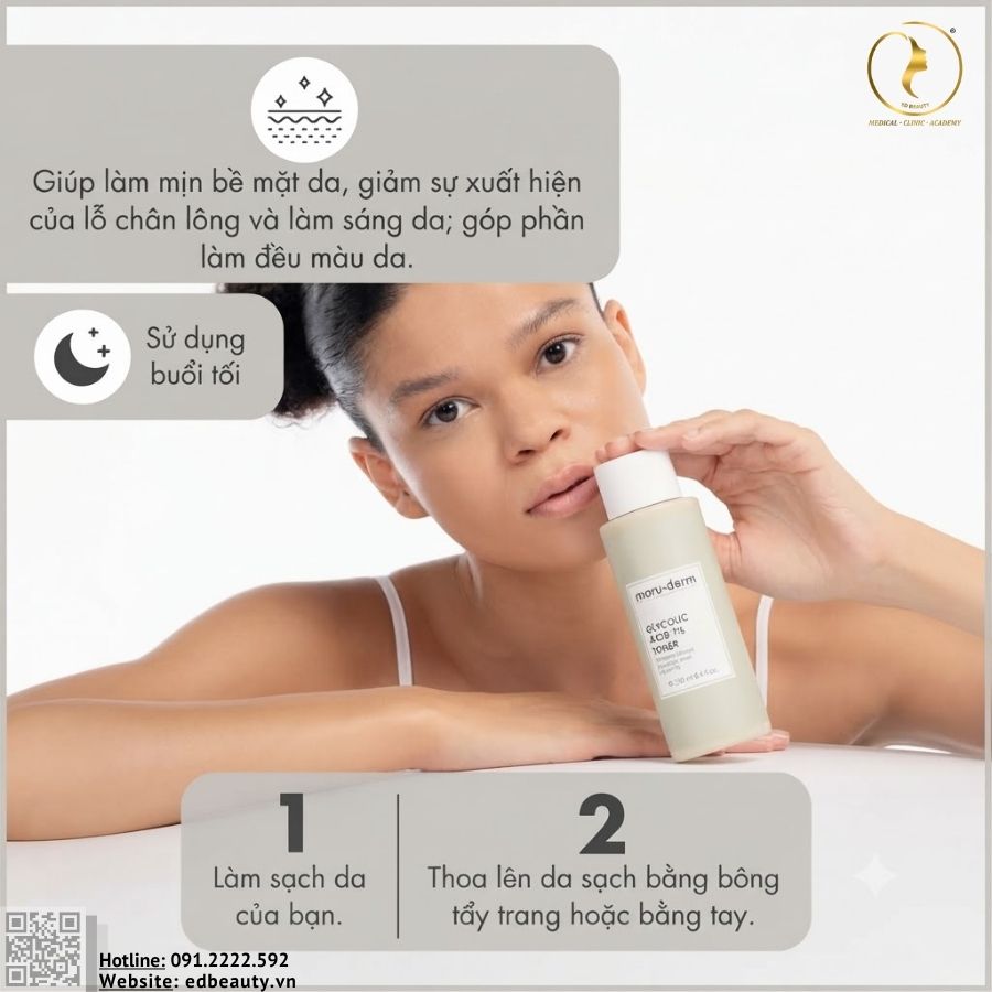 Tonic cải thiện da sần sùi, xỉn màu MaruDerm Glycolic Acid 7% Toner - Ảnh 4