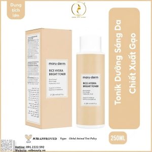 Tonic cấp ẩm, dưỡng sáng da Maruderm Rice Hydra Bright Toner - Ảnh 2