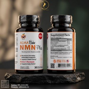 Viên uống bổ sung NAD⁺, bảo vệ sức khỏe ALMA Care NMN Plus